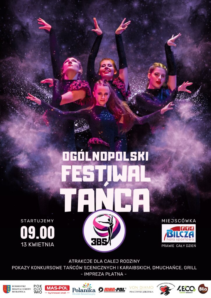 Turniej Tańca w Hali Sportowej “Bilcza” 13.04.2024r.