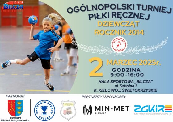 Ogólnopolski Turniej Piłki Ręcznej Dziewcząt – zapraszamy 02.03.2025r.!