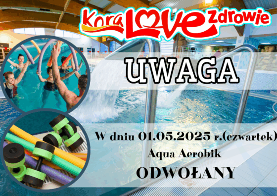 Aqua Aerobik: odwołane zajęcia