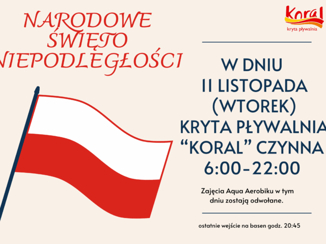 11 listopada 2025 r. (Narodowe Święto Niepodległości) – godziny otwarcia