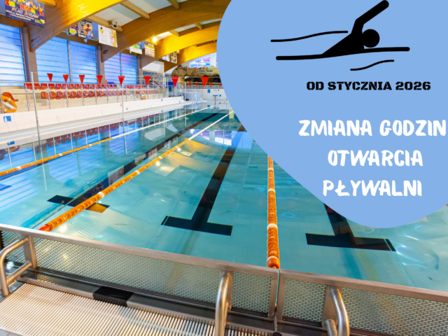 ‼ Zmiana godzin otwarcia Krytej Pływalni „KORAL” w Morawicy ‼