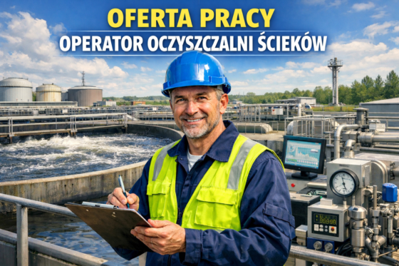 Ogłoszenie o pracę – Operator oczyszczalni ścieków