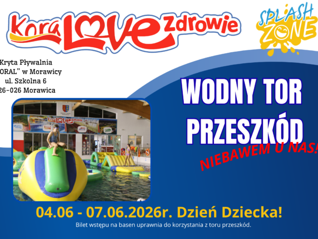 Wodny Tor Przeszkód w Krytej Pływalni KORAL